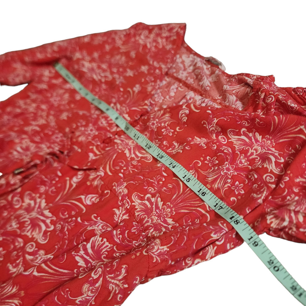 ABEL THE LABEL Strawberry Kisses Boho Maxi Dress Size S - Picture 8 of 10
